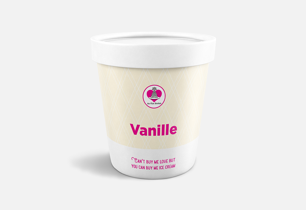 roomijs vanille