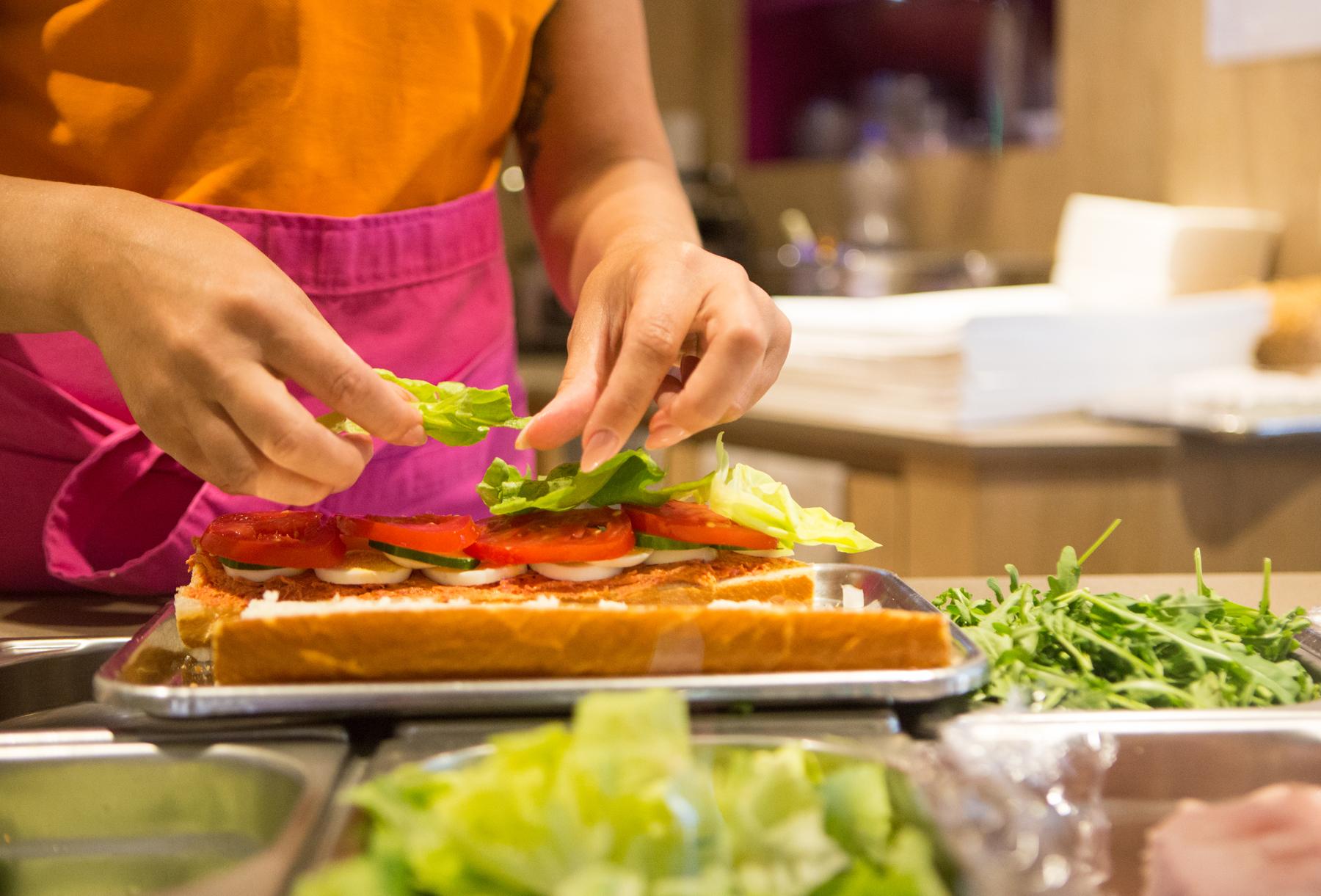 Belegde broodjes Kraakverse ambachtelijke belegde broodjes van Au Flan Breton